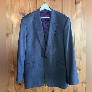 Paul Smith Blazer & Topcoat Wool Cotton Blend Set 44R
